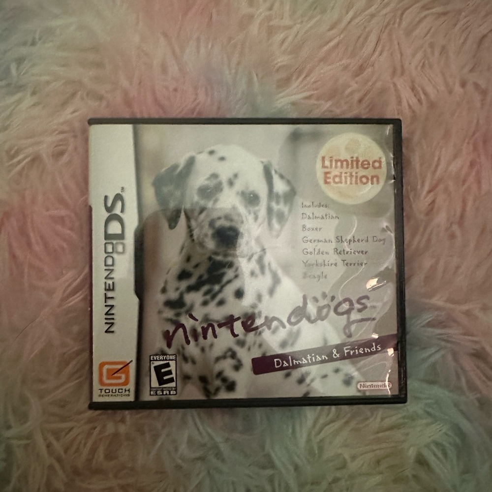 Nintendogs Dalmation and Friends DS Game Limited Edition